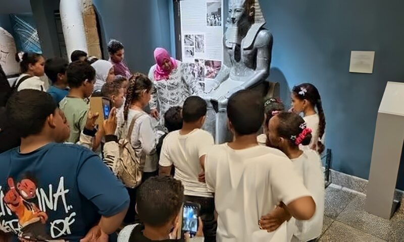 سر حجر رشيد ورشة تفاعلية للأطفال بـ متحف الأقصر للفن المصري