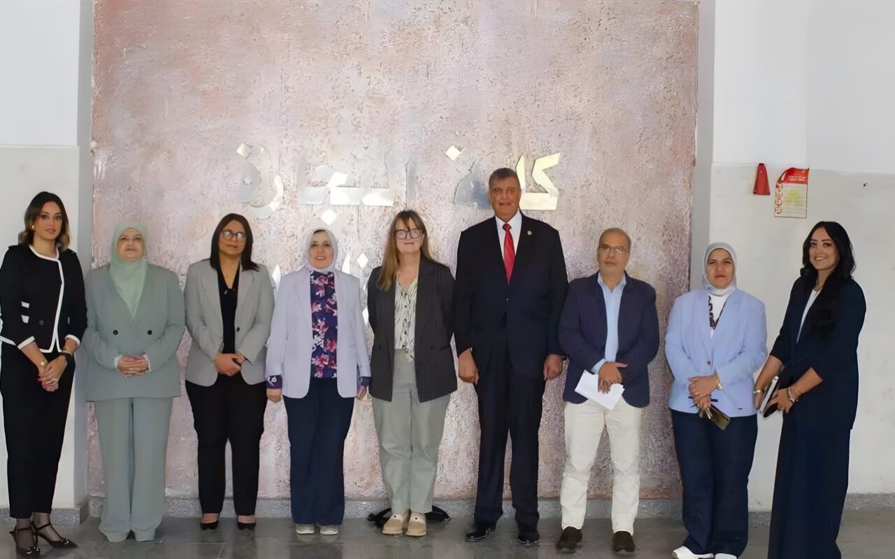 جامعة بنها تستقبل وفد كانتربري كريست البريطانية لمتابعة انطلاق الدراسة بالبرامج الأكاديمية