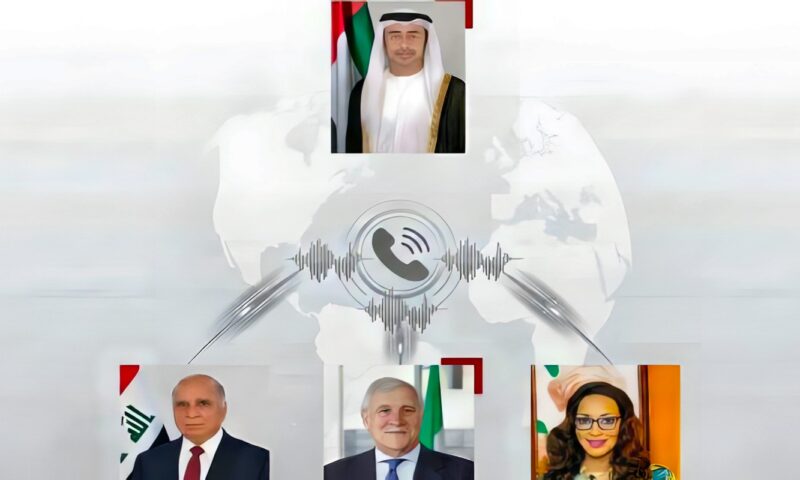 وزير الخارجية الإماراتي يبحث مع نظرائه من العراق ونيجيريا وإيطاليا العلاقات الثنائية والتطورات الإقليمية