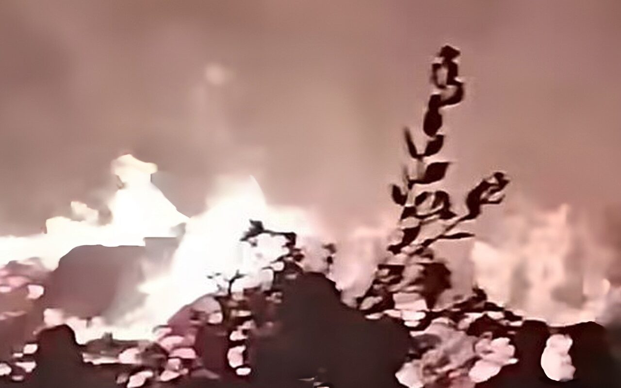 حريق هائل يلتهم أرضا زراعية بمركز سنهور في الفيوم