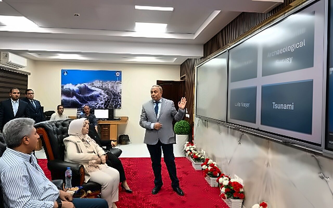 وزير السياحة والآثار يزور المعهد القومي لعلوم البحار لاستكشاف الآثار الغارقة
