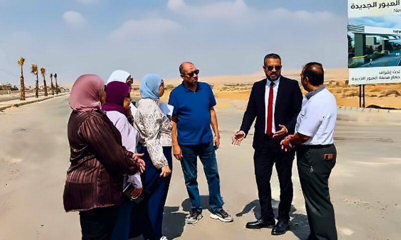 رئيس جهاز العبور الجديدة يتفقد المناطق الاستثمارية ومشروعات الطرق والمرافق