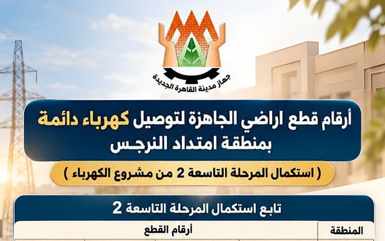 جهاز القاهرة الجديدة يواصل توصيل الكهرباء الدائمة بامتداد النرجس ضمن مشروع بيت الوطن