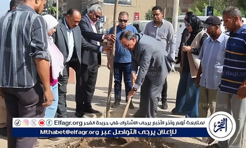 محافظ سوهاج: يطلق مبادرة “بصمة خضراء.. اعرف شجرتك”