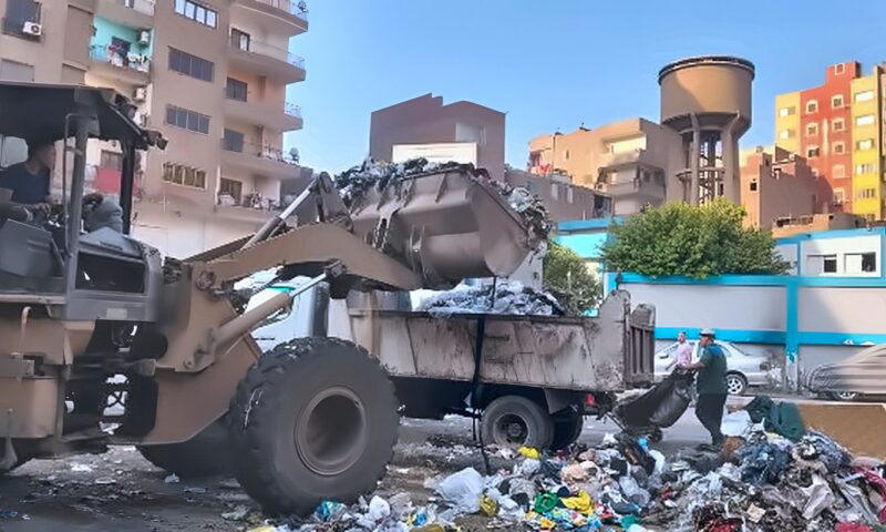 الهيئة العامة للنظافة والتجميل بالجيزة تنفذ حملات مكثفة لرفع كفاءة النظافة بالوراق