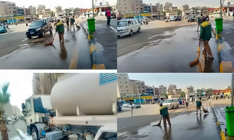 حملات مكثفة لرفع كفاءة النظافة بشوارع الهرم