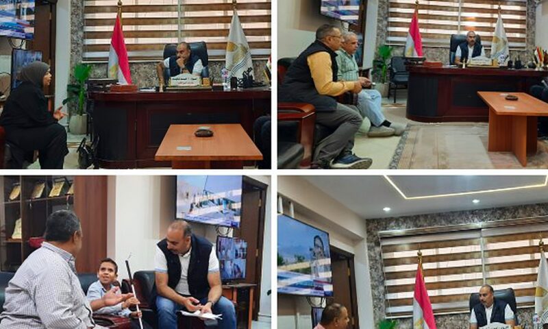 جهود مستمرة لخدمة المواطنين خلال اللقاء الأسبوعي لرئيس حي الهرم مع الأهالي
