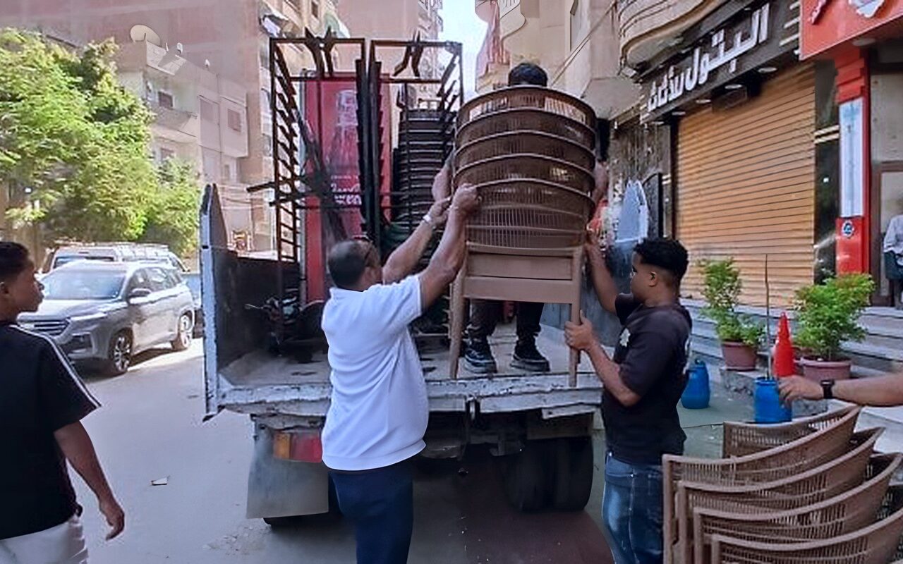 حملة مكبرة لرفع الإشغالات بشارع المنشية ورفع 98 حالة تعد في الهرم