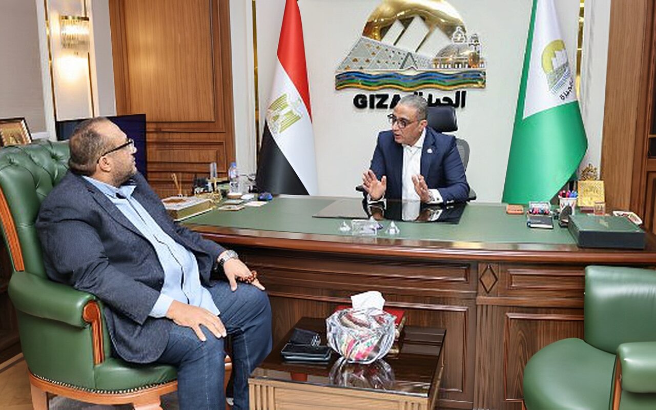محافظ الجيزة يلتقي رئيس مياه الشرب عقب تكليفه بمناقشة ملفات العمل والتحديات