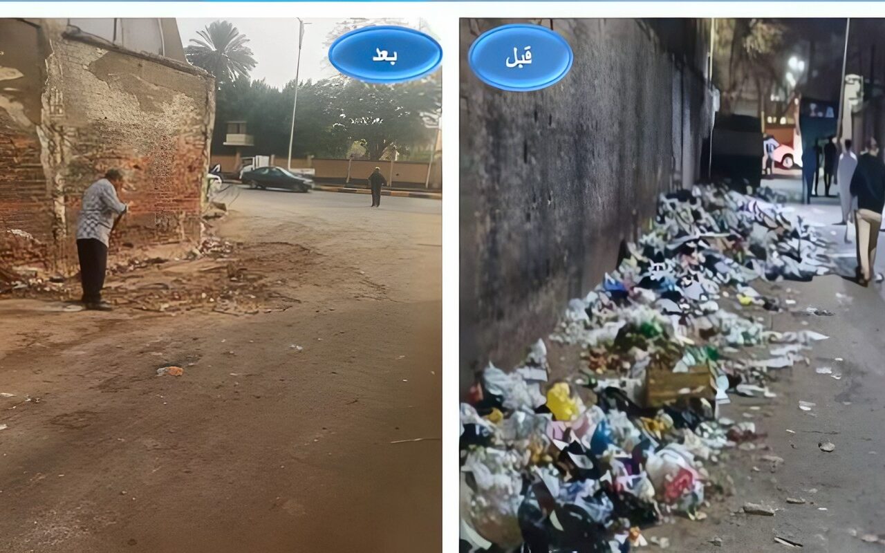 حملات مكثفة لرفع كفاءة النظافة بحي جنوب الجيزة