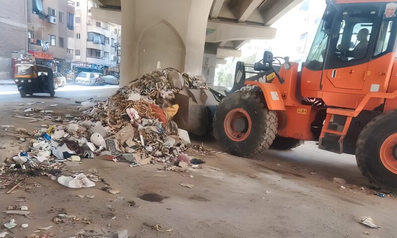 الجيزة.. رفع كفاءة النظافة بشوارع البراجيل