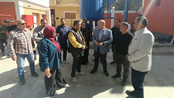 نائب محافظ الجيزة يتابع التجهيزات النهائية لمحطة رفع الصرف الصحي بذي الفقار في كرداسة