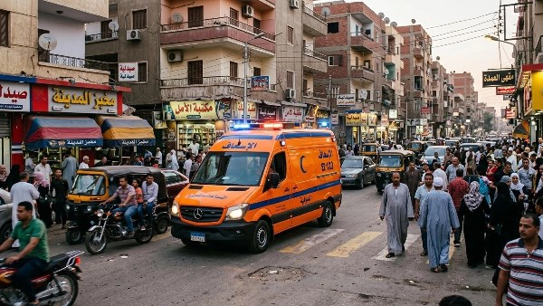 مصرع أب ونجله في حادث تصادم في المنوفية