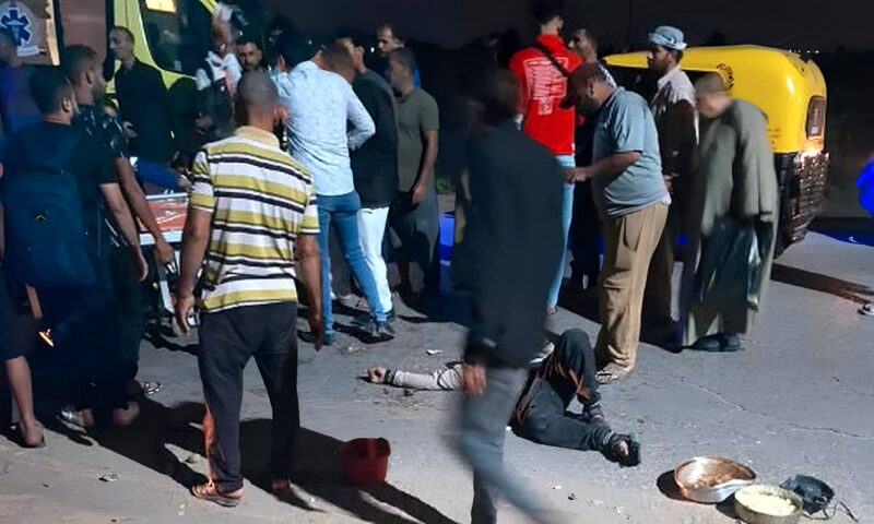 وفاة سيدة واصابة زوجها وابنتها في حادث تصادم بالمنوفية