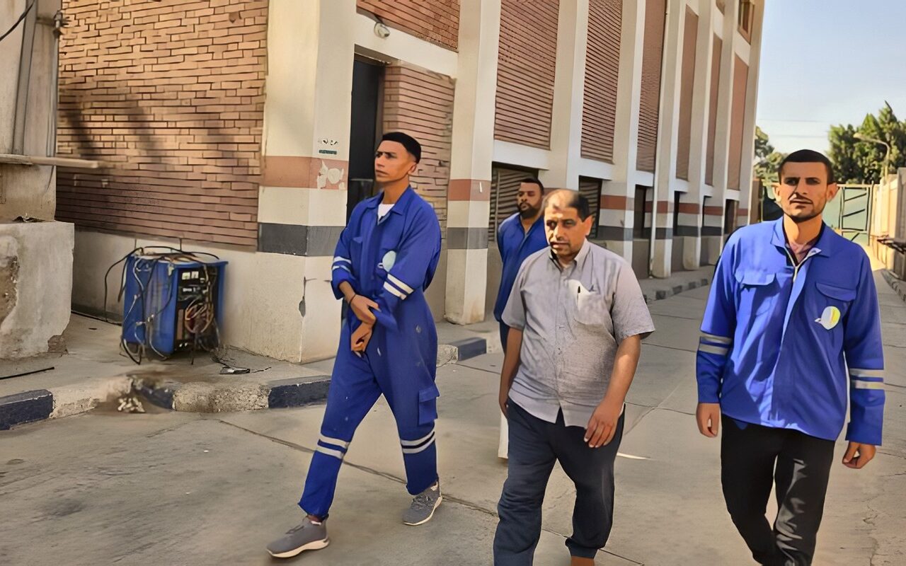 رئيس شركة مياه الشرب والصرف الصحي بالمنوفية يتابع سير العمل بمحطات قويسنا