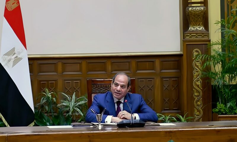 السيسي: نسعى لاستعادة أمن واستقرار الشرق الأوسط وضمان حرية وسلامة الملاحة في الممرات البحرية الدولية