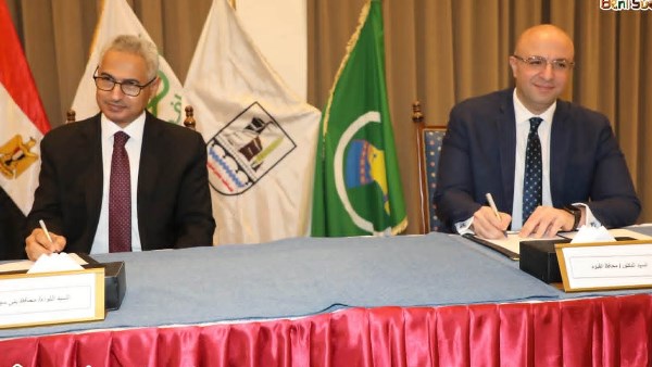 محافظا بني سويف والفيوم يوقعان بروتوكول توأمة للاستفادة من تجربة “مدن التعلّم”