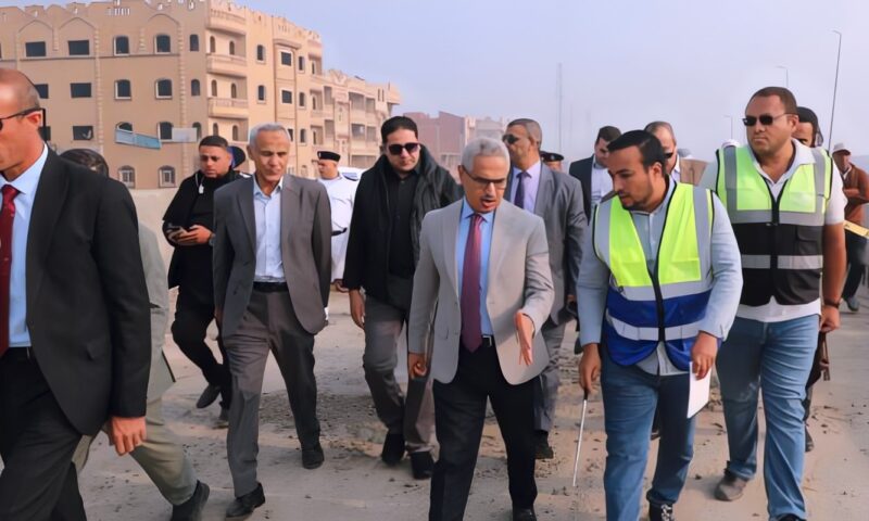 محافظ بني سويف يتابع تنفيذ المرحلة الثانية من كوبري الميمون وصيانة كوبري قشيشة