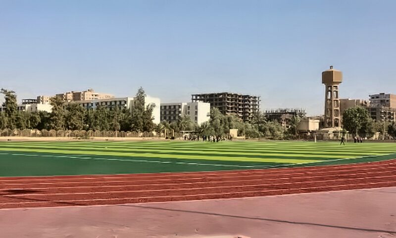 مجلس جامعة المنيا يتفقد المدينة الرياضية وملاعب التربية ومنفذ بيع المنتجات والحديقة