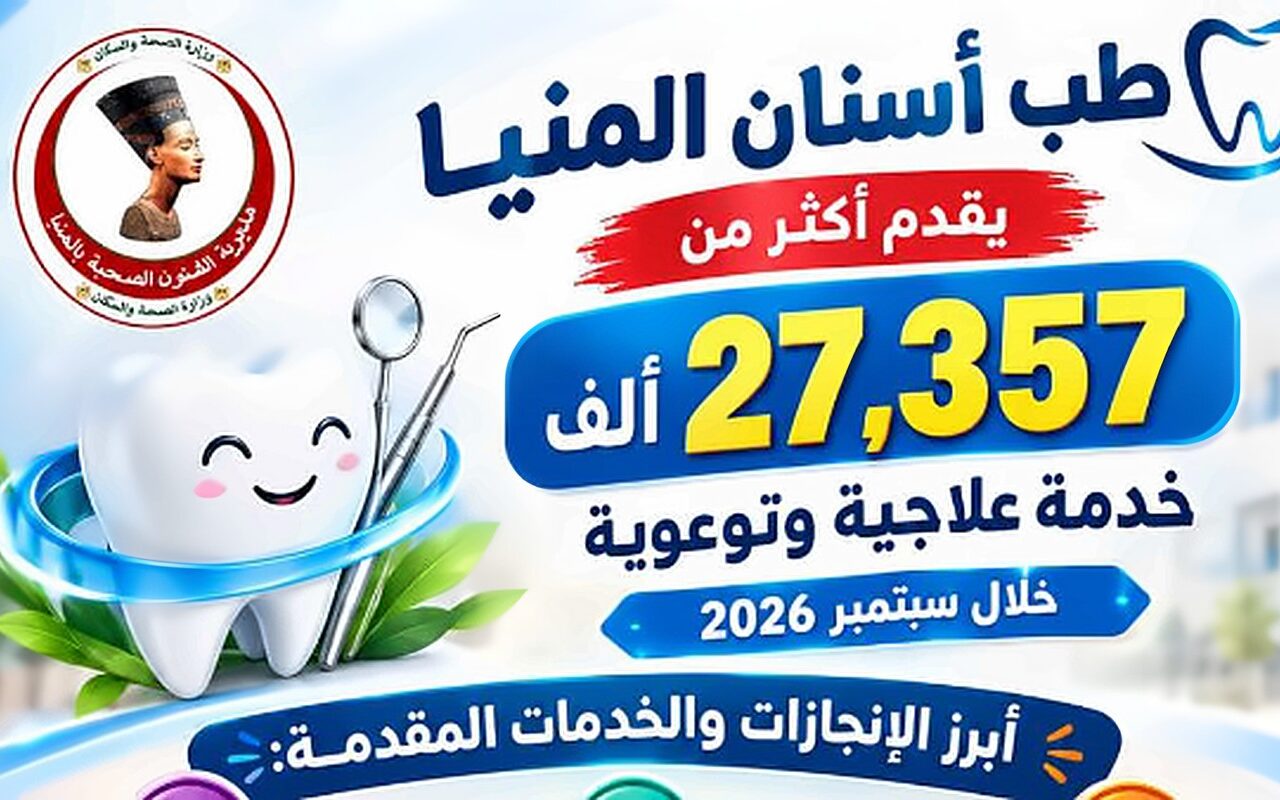 صحة المنيا تعلن تقديم 27ألف خدمة علاجية وتوعوية بطب الأسنان خلال سبتمبر