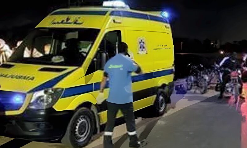 مصرع فتاة ووالدها وإصابة 9 في حادث تصادم بصحراوي المنيا