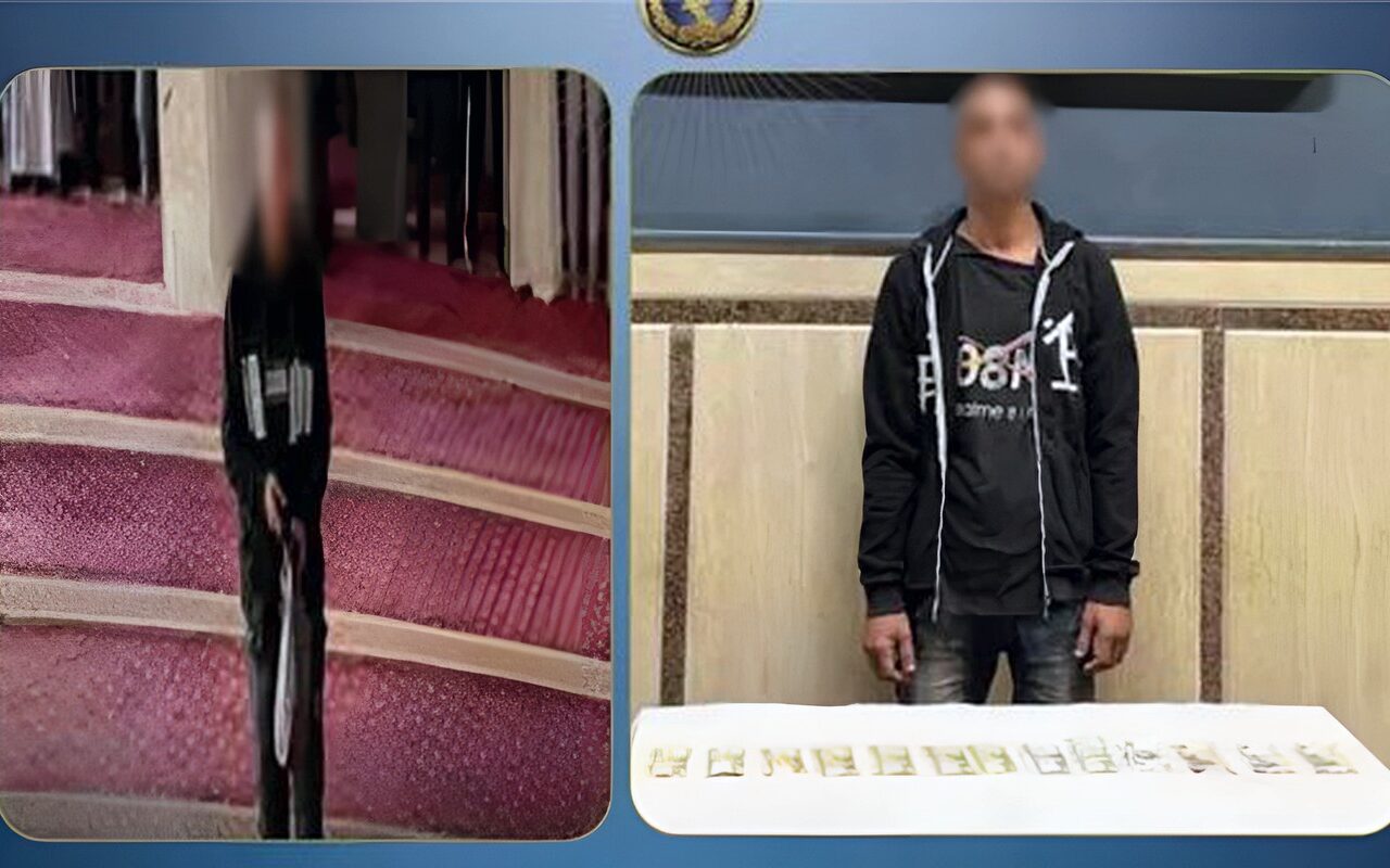 استولي علي النقود ورمى الأوراق.. القبض على المتهم بسرقة حقيبة طالب داخل مسجد بالمنيا