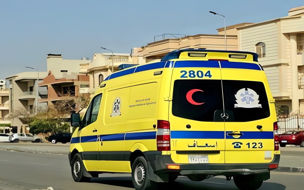 مصرع شخص وإصابة 2 آخرين في انقلاب سيارة جمع قمامة بصحراوي المنيا