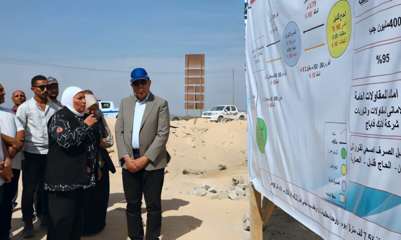 محافظ المنيا يتابع تنفيذ محطة معالجة العمارية الشرقية بديرمواس بتكلفة 675 مليون جنيه
