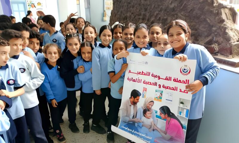 صحة المنيا: تطعيم مليون طفل ضد الحصبة والحصبة الألمانية حتى الآن