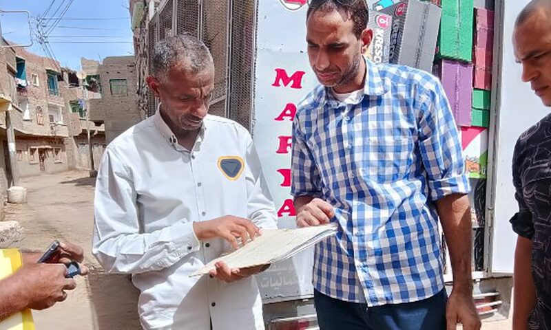 تحرير 27 محضرًا تموينيًا خلال حملة مكبرة بـ صدفا في أسيوط