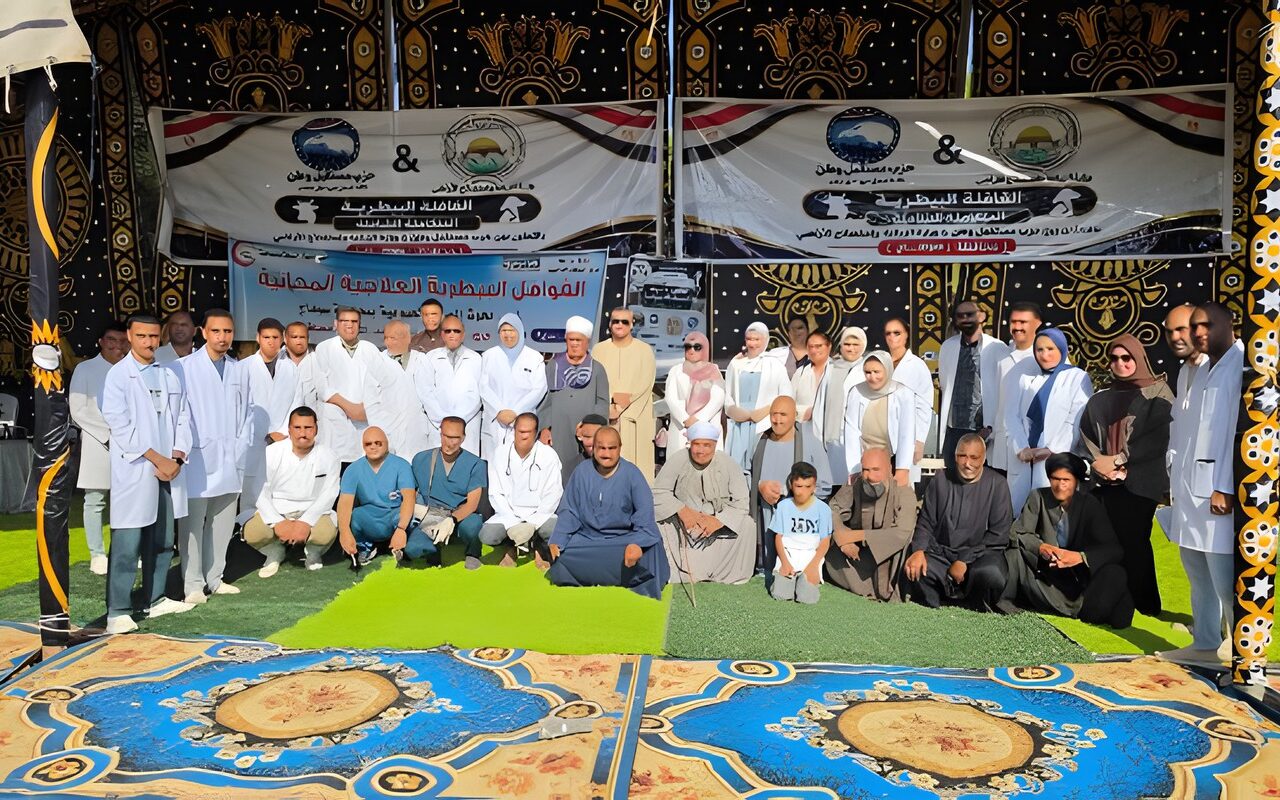 بالمجان.. بيطري سوهاج يعالج 5007 حالة من حيوانات وطيور في قافلة بدار السلام