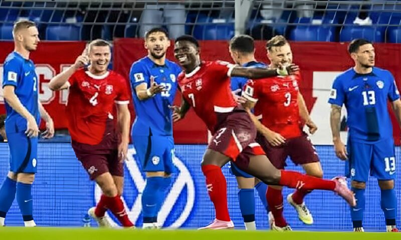 منتخب سويسرا يقلب الطاولة على سلوفينيا ويواصل التحليق بالعلامة الكاملة
