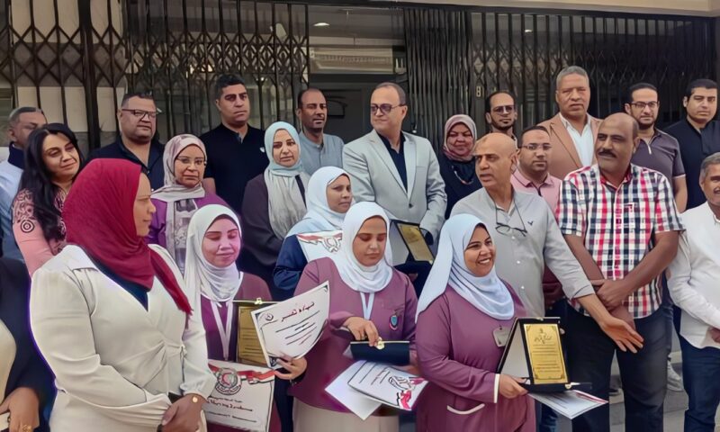 صحة قنا تكرم 15متميزاً خلال مسابقة تثقيفية لتمريض مستشفى دشنا المركزى