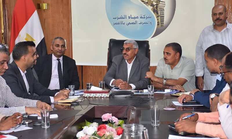 رئيس مياه الأقصر: تحسين جودة الخدمات وتقليل فاقد المياه على رأس أولوياتنا