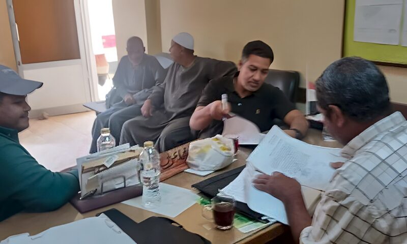 الزراعة تتابع الحصر الحيازي بالأقصر وتفحص طعون المزارعين في الطود