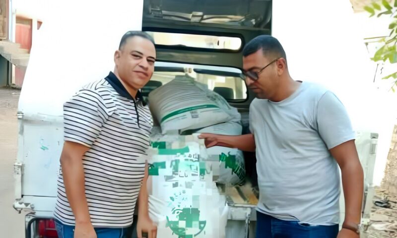 ضبط نصف طن أسمدة زراعية مجهولة المصدر خلال حملة تموينية بإسنا