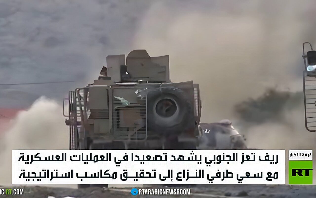القوات اليمنية تقصف مواقع للحوثيين بتعز