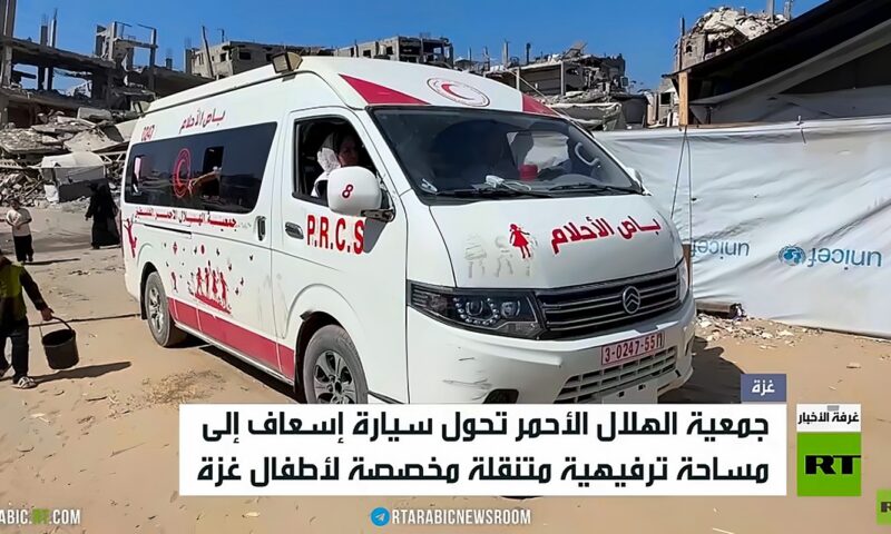 غزة.. مبادرة ترفيهية للتخفيف عن الأطفال