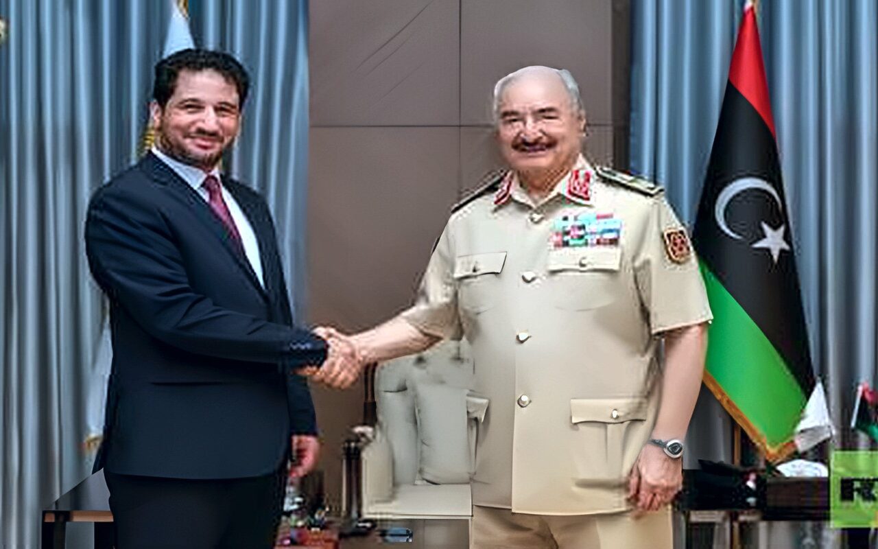 ليبيا.. حفتر يبحث مع دومة المستجدات السياسية وتوحيد المؤسسات