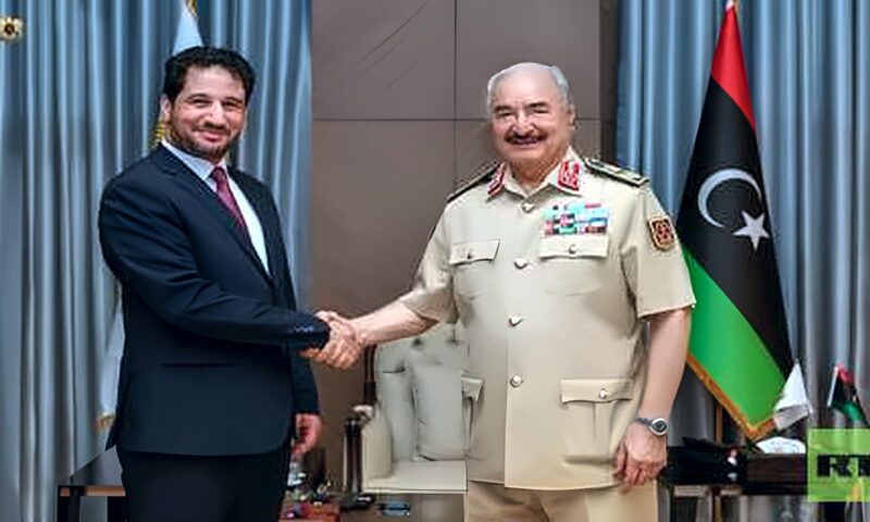 ليبيا.. حفتر يبحث مع دومة المستجدات السياسية وتوحيد المؤسسات