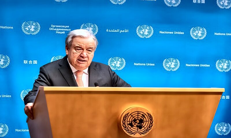 غوتيريش يبدي قلقه من تصاعد القتال في اليمن ويدين هجمات الحوثيين على السعودية
