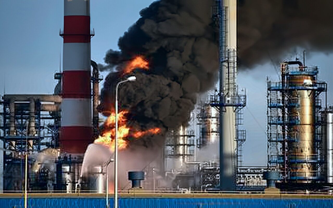 حريق يوقف العمل في مصفاة نفط بولاية فالكون الفنزويلية