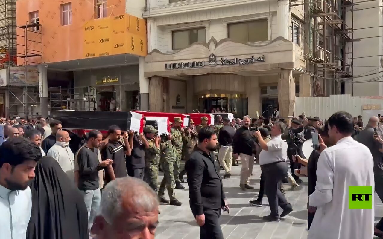 تشييع رفات دفعة جديدة من ضحايا مجزرة سجن بادوش العراقي