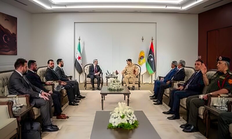 ملف السوريين المفقودين في ليبيا على طاولة الشيباني وحفتر في بنغازي