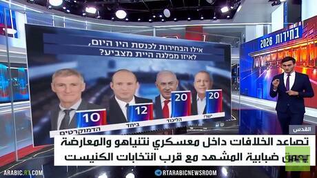 انقسامات إسرائيلية قبل انتخابات الكنيست