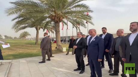 وزير الخارجية الإيراني عباس عراقجي يزور موقع اغتيال سليماني في بغداد