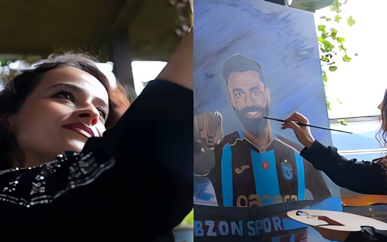 فنانة تركية ترسم لوحة لمحمد صلاح وتحلم بتقديمها له بنفسها (فيديو)
