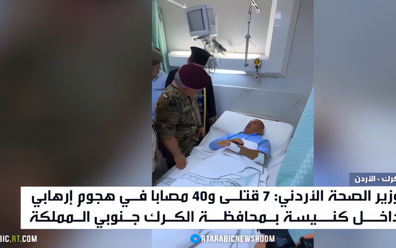 قتلى وجرحى بإطلاق نار في كنيسة بالأردن