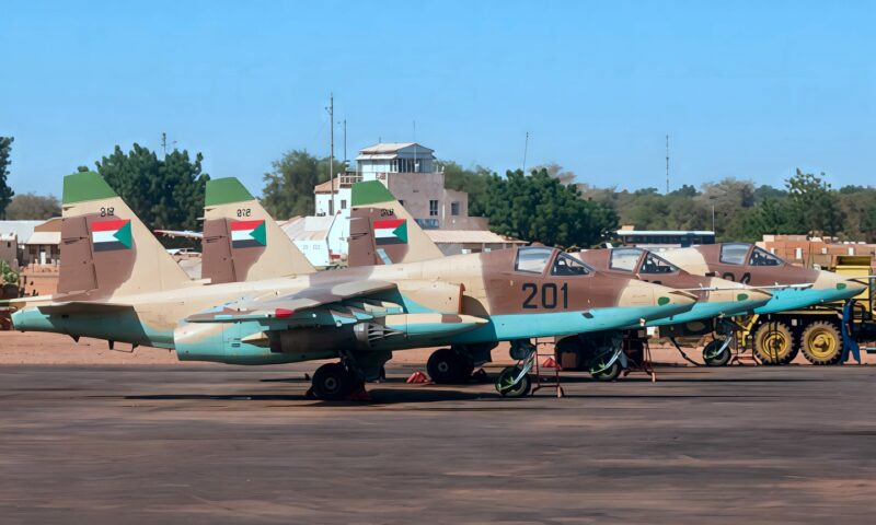 سلاح الجو السوداني يوجه ضربات واسعة لمعاقل “الدعم السريع” في نيالا