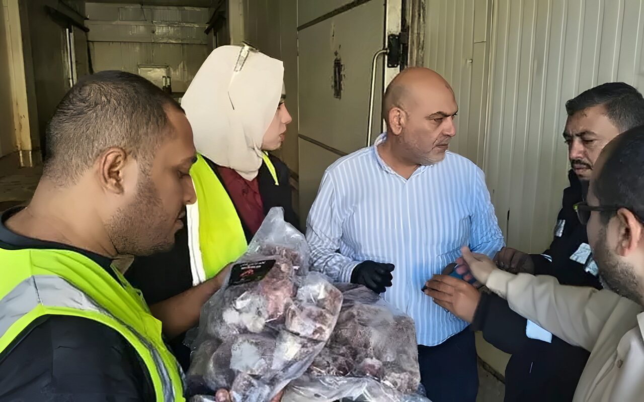 ضبط 2 طن لحوم مجمدة منتهية الصلاحية بالقناطر الخيرية في القليوبية